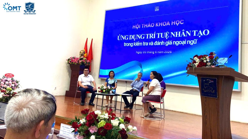 Phiên thảo luận đối thoại chuyên sâu về ứng dụng AI với sự tham gia của đại diện OMT
